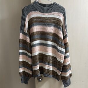 Magnolia Boutique Striped Multicolor Women's Sweater